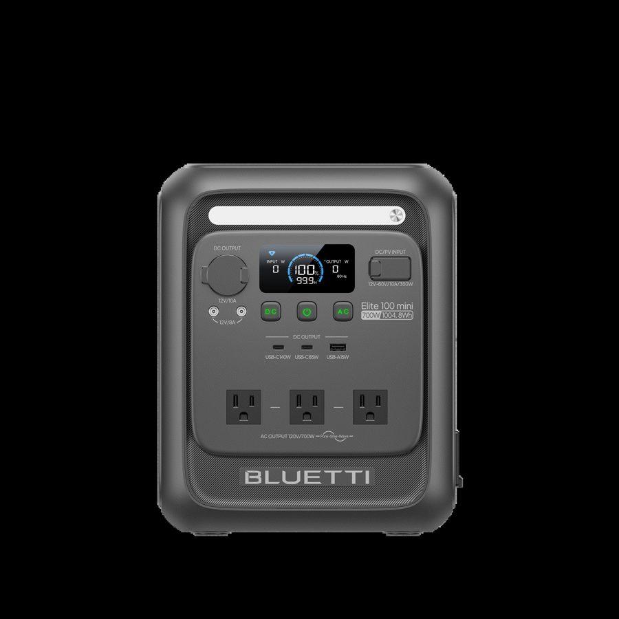 BLUETTI Elite 100 mini Portable Power Station |1,004Wh 700W
