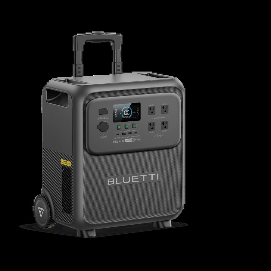 BLUETTI Elite 400 Portable Power Station | 3,840Wh, 2,600W