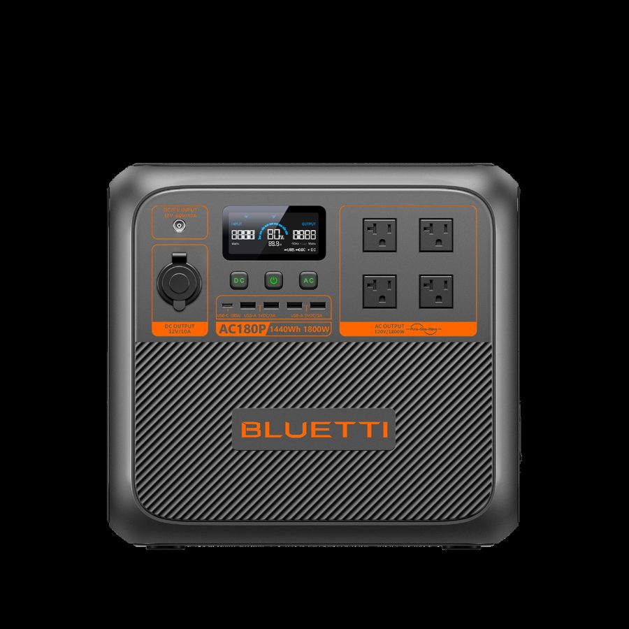 BLUETTI AC180P Portable Power Station | 1,800W 1,440Wh