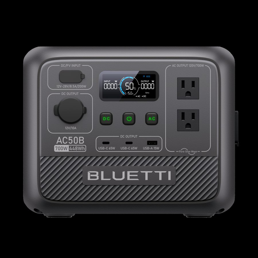 BLUETTI AC50B Portable Power Station | 700W 448Wh