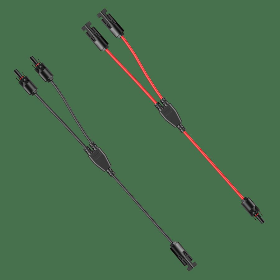 MC4 Solar Connectors Y Branch Parallel Adapter Cable